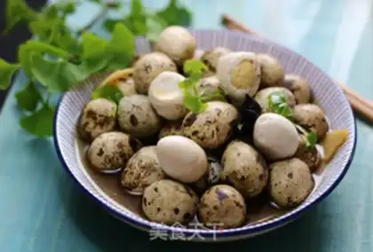 Make Clean quail eggs step 9