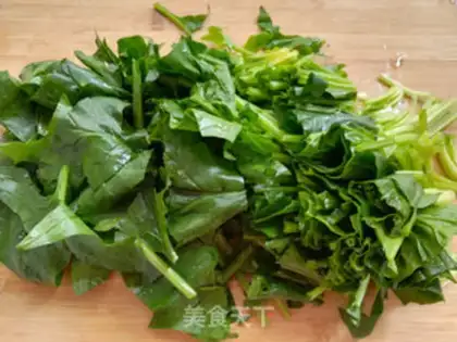 Make Low sugar spinach step 0