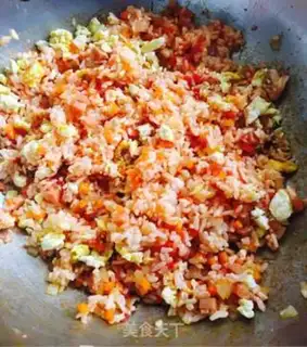 Make Tomato egg fried rice step 12