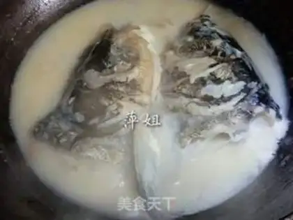 Make Boiled fish head step 6