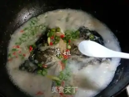 Make Boiled fish head step 9