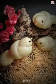 Make Little dove buns step 10