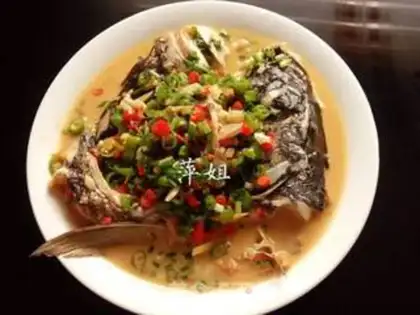 Make Boiled fish head step 14