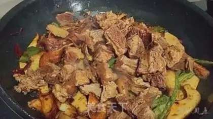 Make Beef chute step 9