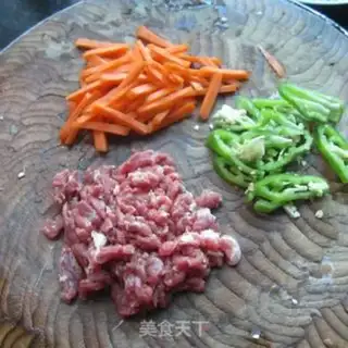 Make Cream pepper carrot and beef silk step 0