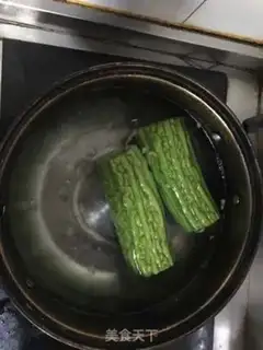 Make Honey bananas for bitter melons step 4