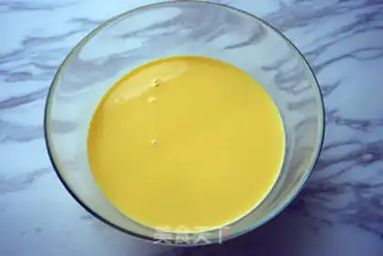 Make Caramel pumpkin pudding step 1