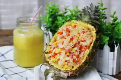 Make Pineapple egg fried rice step 16