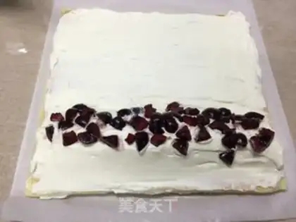 Make Panther Cake Roll step 19