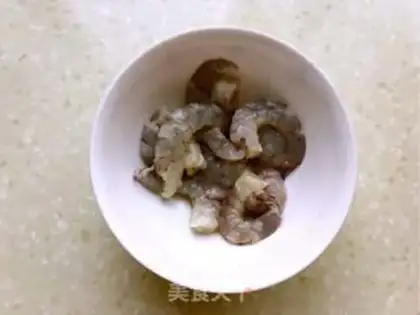 Make Shrimp rice step 1