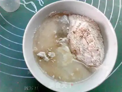 Make Natural yeast poulanah bread step 1