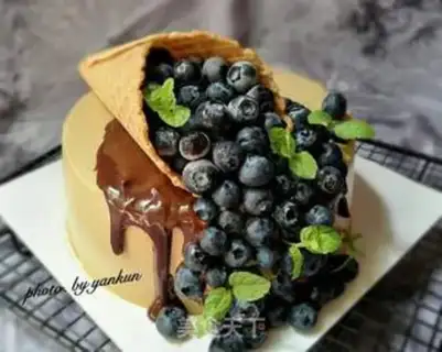 Make Blueberry cups step 7
