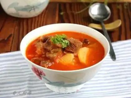 Make The borscht step 16