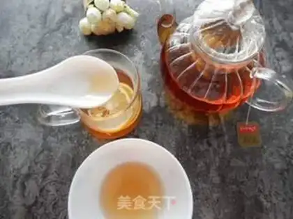 Make Lemon tea step 6