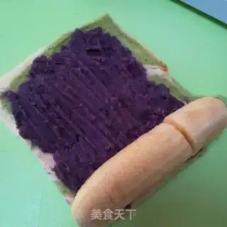 Make Purple banana rolls step 7