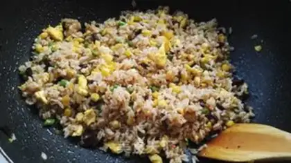 Make Egg fried rice step 10