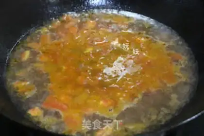 Make Western red soup step 4
