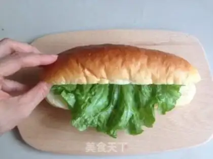 Make Take the chicken sandwich step 6