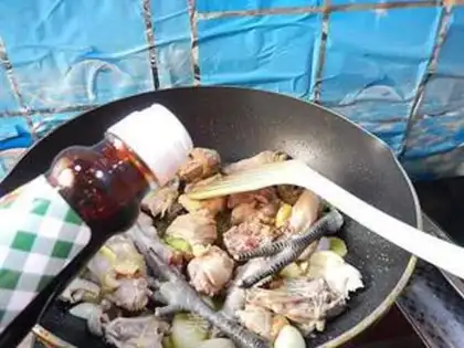Make Sea belt chicken step 8
