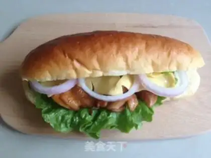 Make Take the chicken sandwich step 9