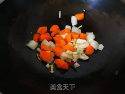 Make Curry meatballs for cooking step 2