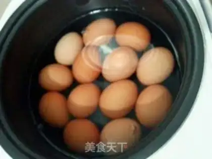 Make Five spicy tea eggs step 2