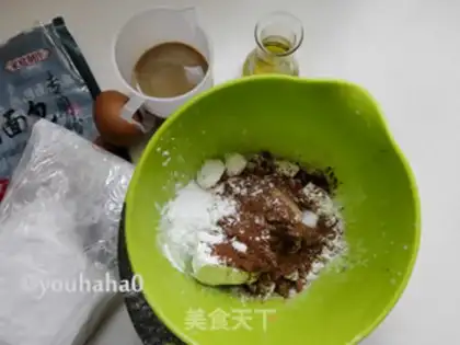 Make Red sugar cocoa potatoes step 0