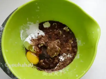 Make Red sugar cocoa potatoes step 1