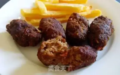 Make Dried beef balls step 7