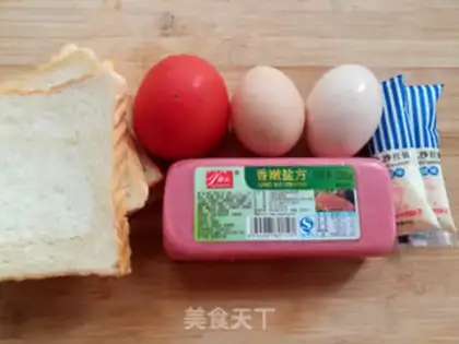 Make Tomato egg sandwich step 0