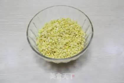 Make Green bean cake step 2