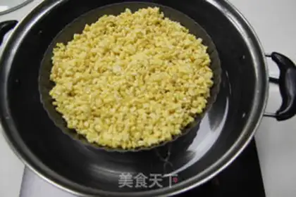 Make Green bean cake step 3