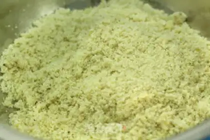 Make Green bean cake step 4