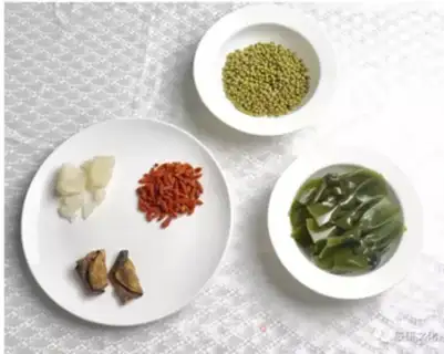 Make Sea belt green bean sugar step 0