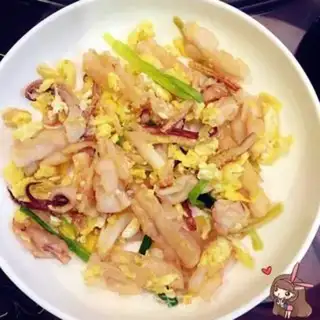 Make Gold dry squid step 10