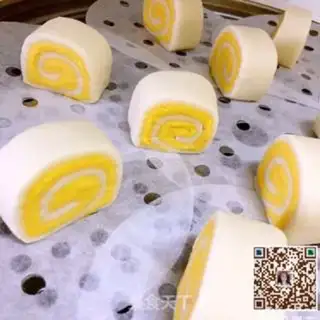 Make Double-coloured buns step 6