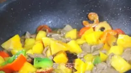 Make Pineapple beef step 7