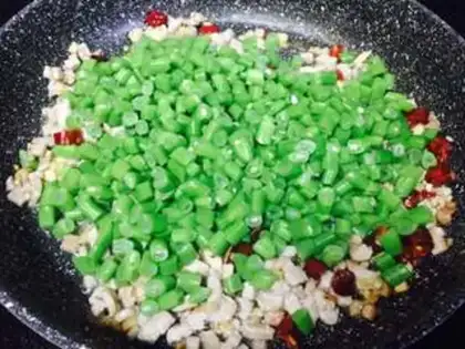 Make ♪ Olive gravy curd bean horns ♪ step 3