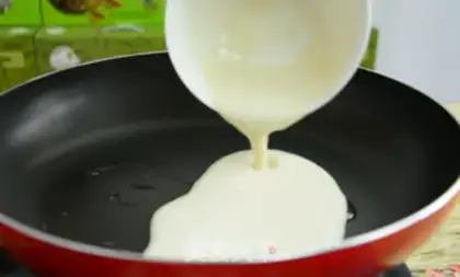 Make Snack eggcake step 2