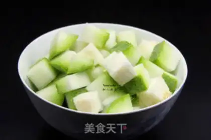Make A melon lemon tea step 1