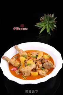 Make Chicken with sour spicy fruit step 5