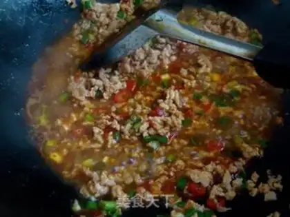 Make Meat and eggs, tofu step 8