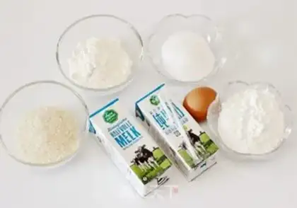 Make Cracker leather and fresh milk step 0