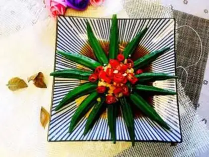 Make The white sunflower step 8