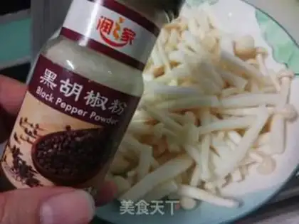 Make Seafood mushroom powdered ribs step 5