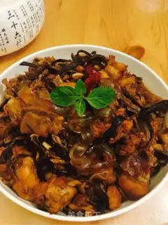 Make Chicken stew mushrooms step 14