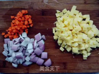 Make Potato beef step 1