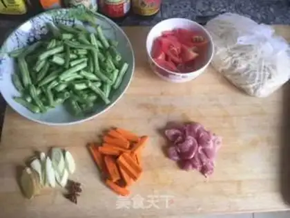 Make Bean bean noodle step 0