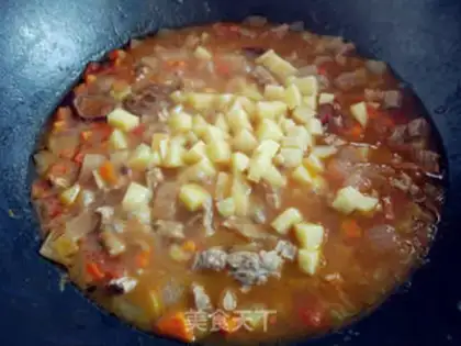 Make Potato beef step 12