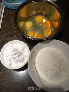 Make French sponge cake step 0